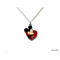 Řetízek Mickey - srdce