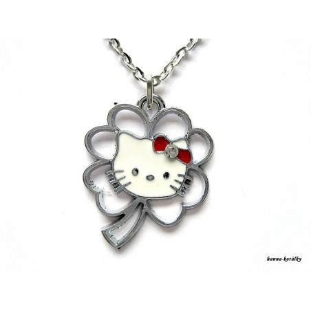 Řetízek Hello Kitty  - čtyřlístek