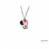 Řetízek Minnie s růžovou mašlí