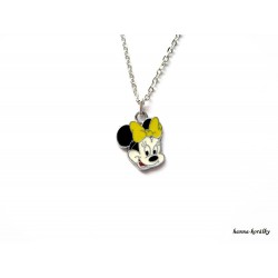 Řetízek Minnie se žlutou mašlí