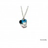 Řetízek Minnie s modrou mašlí