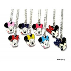 Řetízek Minnie s červenou mašlí